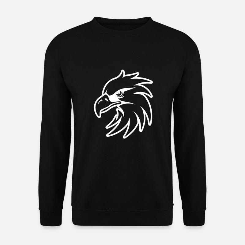 Adler Adlerkopf - Unisex Pullover - Schwarz