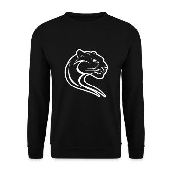 Panther - Unisex Pullover - Schwarz - Vorne - Alina (178cm) & Michal (187cm)