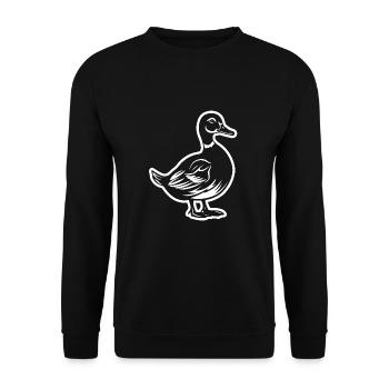 Canards - Sweat-shirt Unisexe - noir - Devant - Alina (178cm) & Michal (187cm)