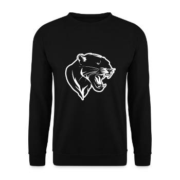 Panther - Unisex Pullover - Schwarz - Vorne - Alina (178cm) & Michal (187cm)