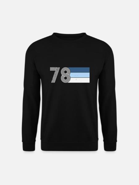 Anniversaire 1978 Vintage 78 RETRO - Sweat-shirt Unisexe - noir