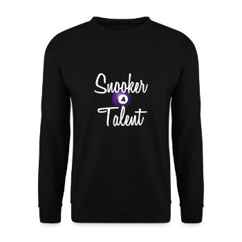 Snooker Talent I Billard I Snooker - Sweat-shirt Unisexe - noir - Devant - Alina (178cm) & Michal (187cm)