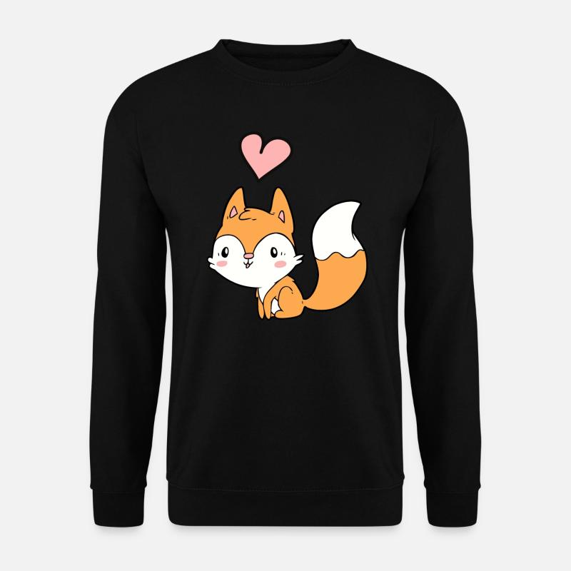 Renard - Sweat-shirt Unisexe - noir