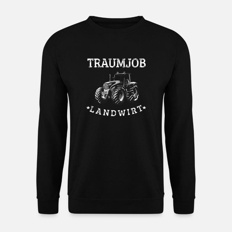Landwirt Traumjob Landwirt - Unisex Pullover - Schwarz