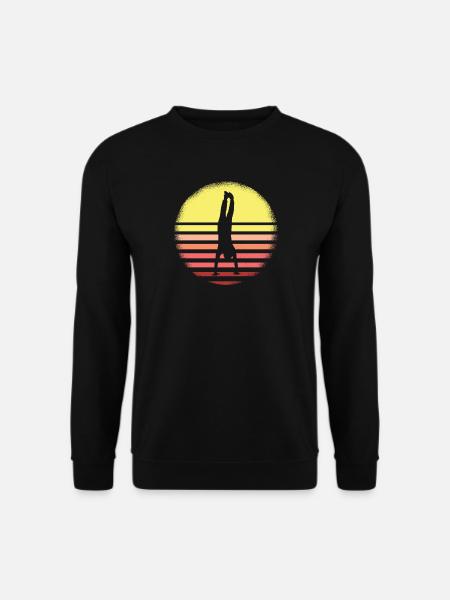 Turnen Gymnastik Vintage Design - Unisex Pullover - Schwarz