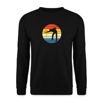 Piscine et snooker Sport Sport De Billard - Sweat-shirt Unisexe - noir - Devant - Alina (178cm) & Michal (187cm)