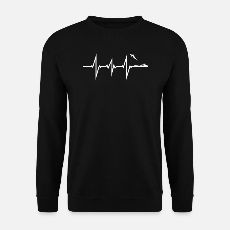 Swimming swimmer funny saying - Unisex Sweatshirt - black