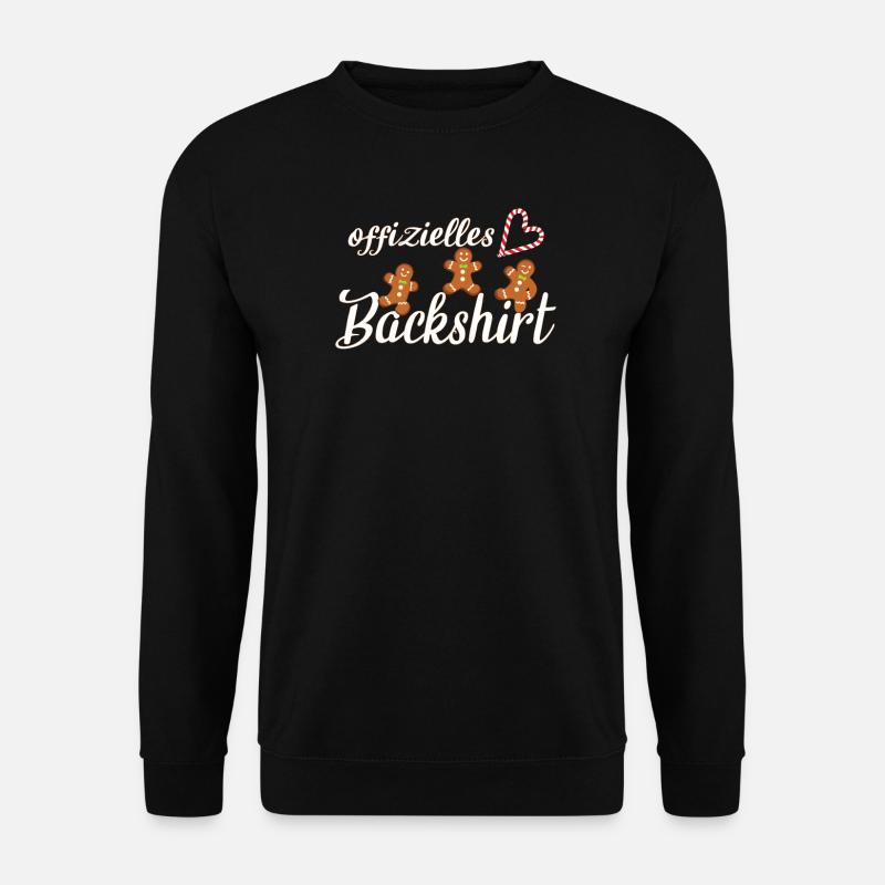 Kochen und Backzubehör Geschenk - Unisex Pullover - Schwarz