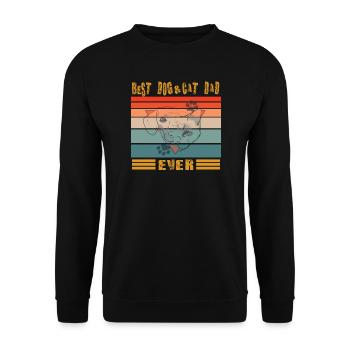 Conception de chien de chat pour les amoureux des animaux de compagnie - Sweat-shirt Unisexe - noir - Devant - Alina (178cm) & Michal (187cm)