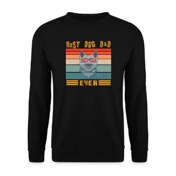 Conception de chien pour les amoureux des animaux de compagnie - Sweat-shirt Unisexe - noir - Devant - Alina (178cm) & Michal (187cm)