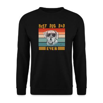 Conception de chien pour les amoureux des animaux de compagnie - Sweat-shirt Unisexe - noir - Devant - Alina (178cm) & Michal (187cm)