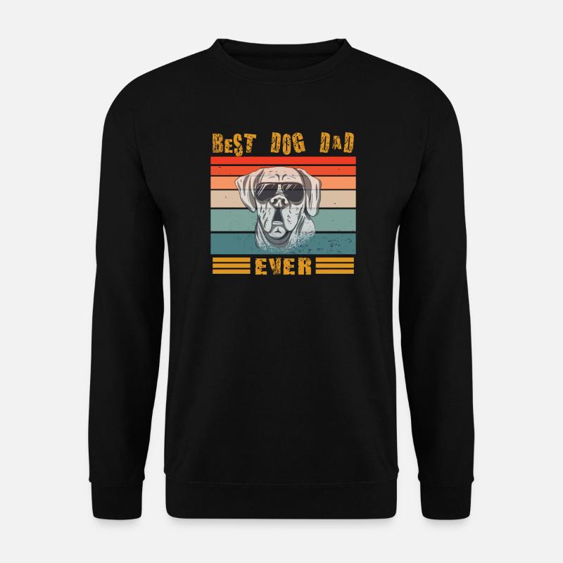 Hund Design für Haustierfreunde - Unisex Pullover - Schwarz