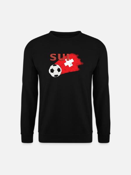Drapeau de la Suisse - Sweat-shirt Unisexe - noir