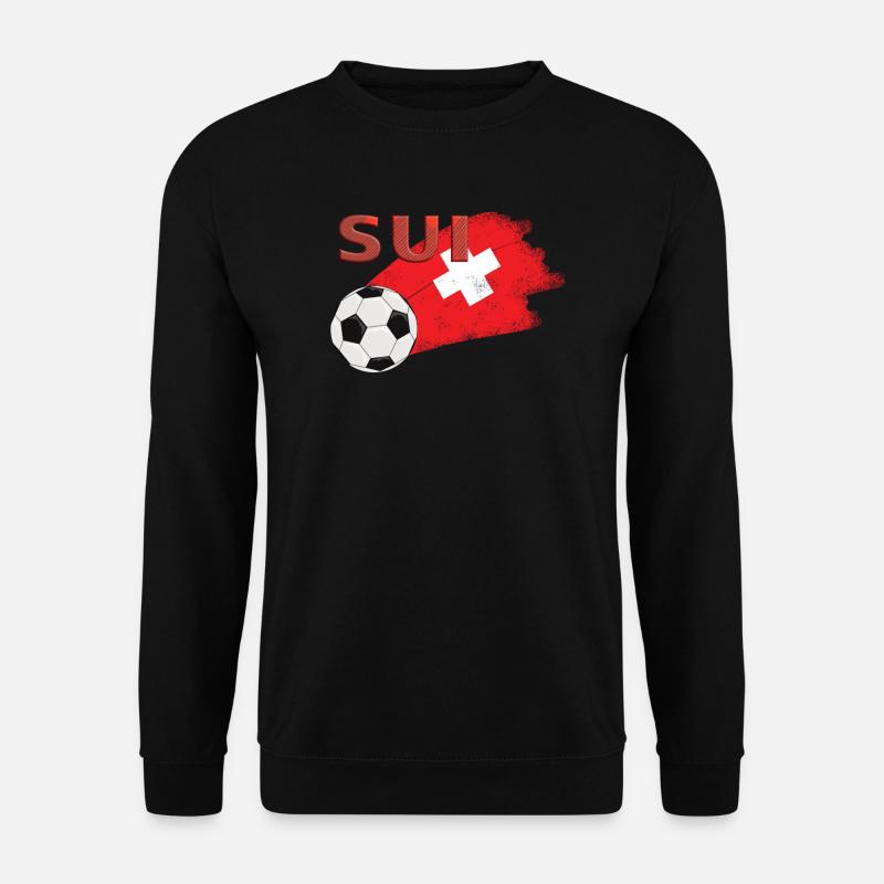 Drapeau de la Suisse - Sweat-shirt Unisexe - noir