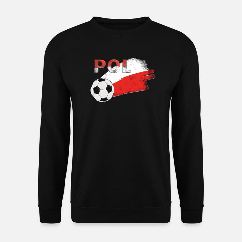 Drapeau Pologne - Sweat-shirt Unisexe - noir