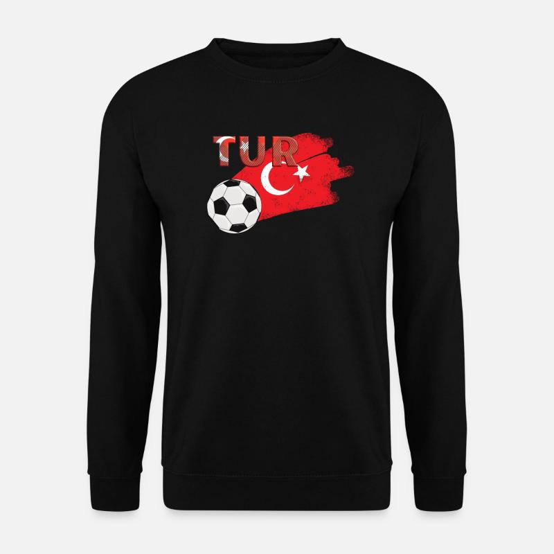 Flag Turkey - Unisex Sweatshirt - black