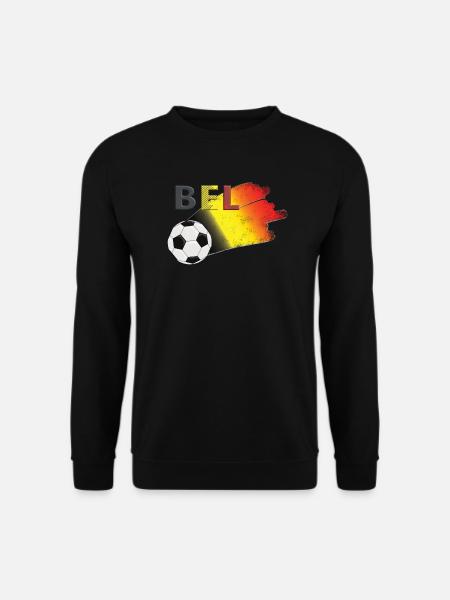 Flag Belgium - Unisex Sweatshirt - black