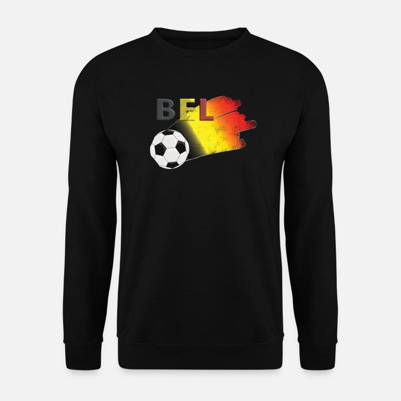 Flag Belgium - Unisex Sweatshirt - black