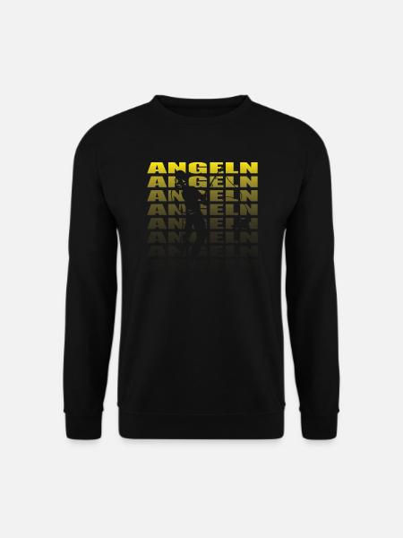 Angler Geschenkidee Hobby Angeln - Unisex Pullover - Schwarz
