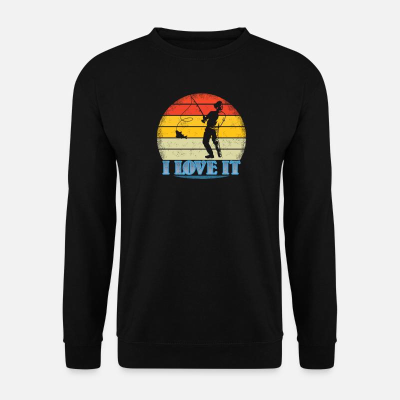 Idée cadeau pêcheur Hobby Pêche - Sweat-shirt Unisexe - noir