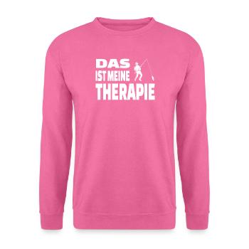 Angler Geschenkidee Hobby Angeln - Unisex Pullover - Pink - Vorne