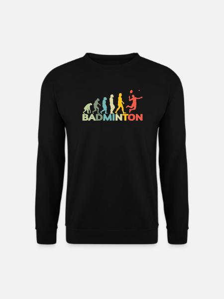 Conception d’idée cadeau de joueur de badminton - Sweat-shirt Unisexe - noir