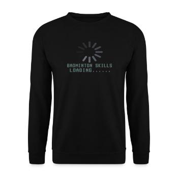 Badminton Idée cadeau Sport Design - Sweat-shirt Unisexe - noir - Devant - Alina (178cm) & Michal (187cm)