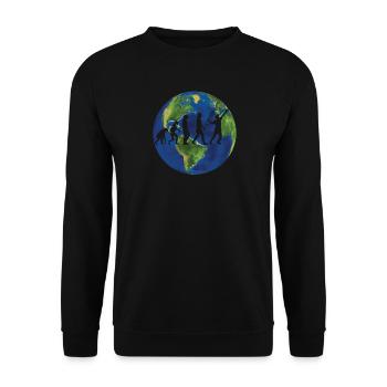 Badminton Idée cadeau Sport Design - Sweat-shirt Unisexe - noir - Devant - Alina (178cm) & Michal (187cm)