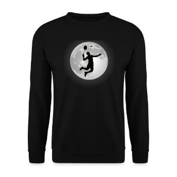 Badminton Idée cadeau Sport Design - Sweat-shirt Unisexe - noir - Devant - Alina (178cm) & Michal (187cm)