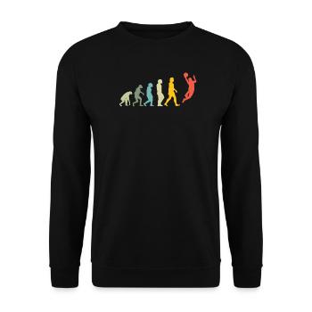 Basketball Idée cadeau Sport Design - Sweat-shirt Unisexe - noir - Devant - Alina (178cm) & Michal (187cm)