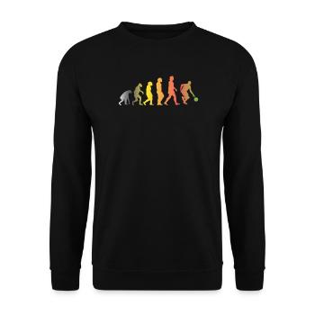 Basketball Idée cadeau Sport Design - Sweat-shirt Unisexe - noir - Devant - Alina (178cm) & Michal (187cm)