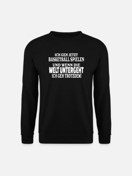 Basketball Geschenkidee Sport Design - Unisex Pullover - Schwarz