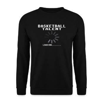 Basketball Idée cadeau Sport Design - Sweat-shirt Unisexe - noir - Devant - Alina (178cm) & Michal (187cm)