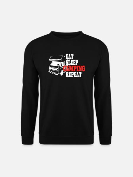 Camper Gift Idea Camping - Unisex Sweatshirt - black