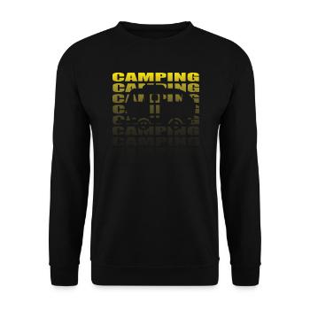 Camper Gift Idea Camping - Sweat-shirt Unisexe - noir - Devant - Alina (178cm) & Michal (187cm)