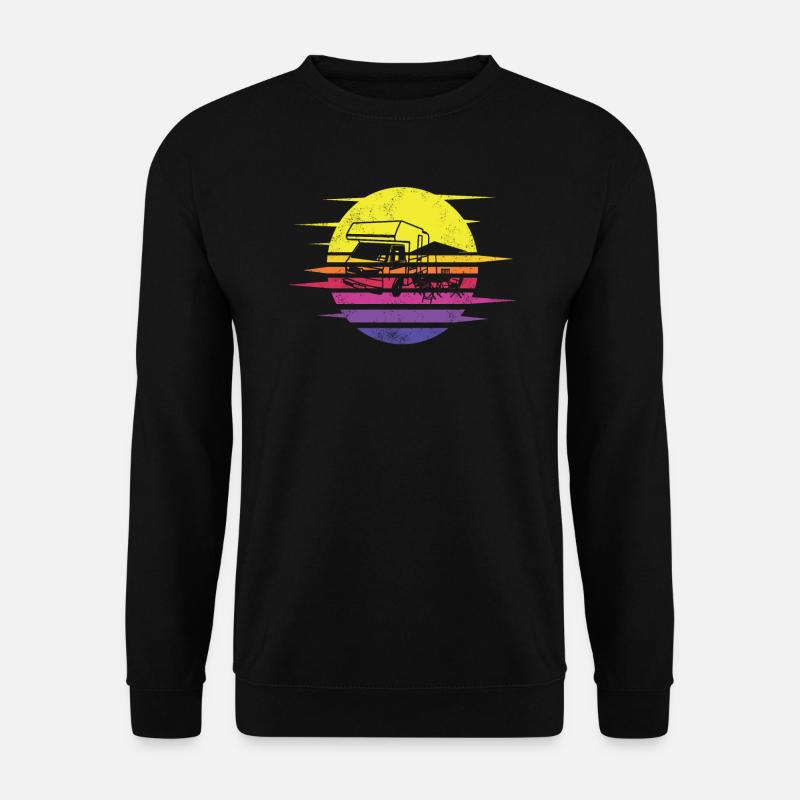 Camper Gift Idea Camping - Unisex Sweatshirt - black