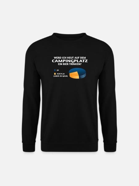 Camper Geschenkidee Camping - Unisex Pullover - Schwarz