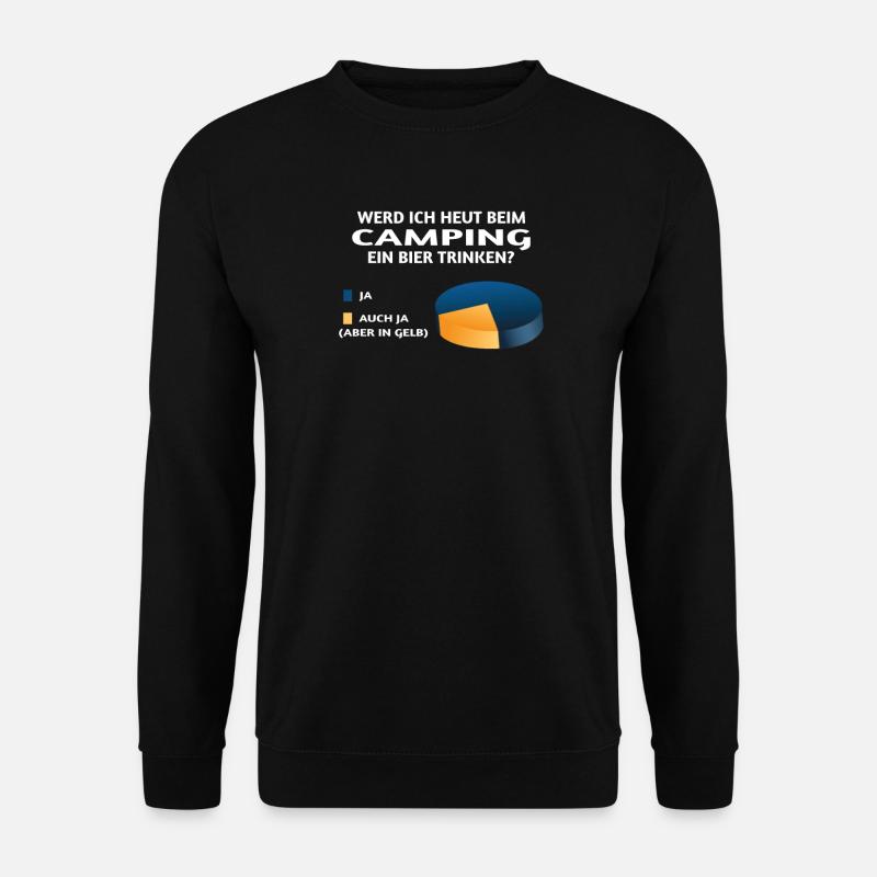 Camper Geschenkidee Camping - Unisex Pullover - Schwarz