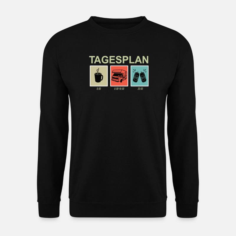 Camper Geschenkidee Camping - Unisex Pullover - Schwarz
