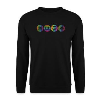 Camper Gift Idea Camping - Unisex Sweatshirt - black - Front - Alina (178cm) & Michal (187cm)