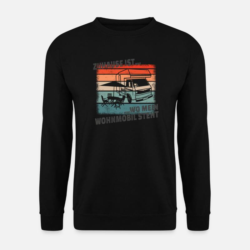 Camper Gift Idea Camping - Unisex Sweatshirt - black