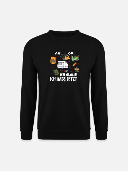 Camper Geschenkidee Camping - Unisex Pullover - Schwarz