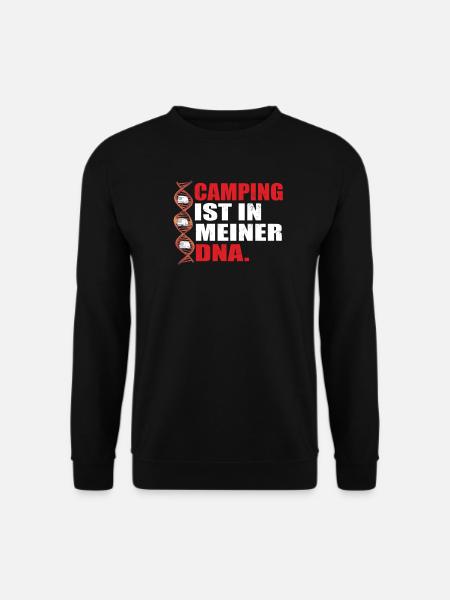 Camper Geschenkidee Camping - Unisex Pullover - Schwarz