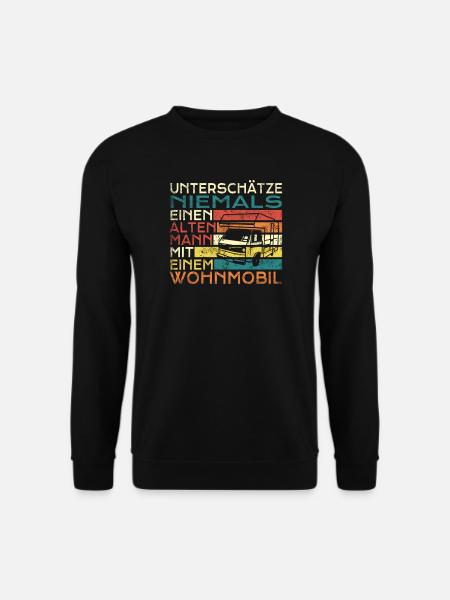 Camper Geschenkidee Camping - Unisex Pullover - Schwarz