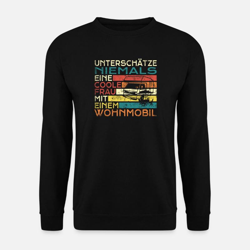 Camper Geschenkidee Camping - Unisex Pullover - Schwarz