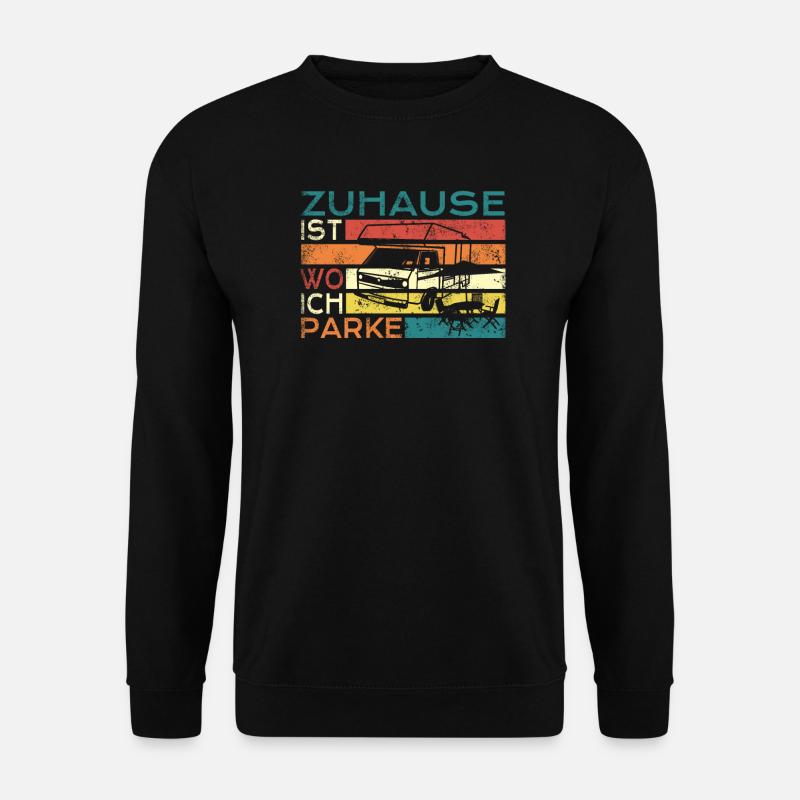 Camper Gift Idea Camping - Unisex Sweatshirt - black