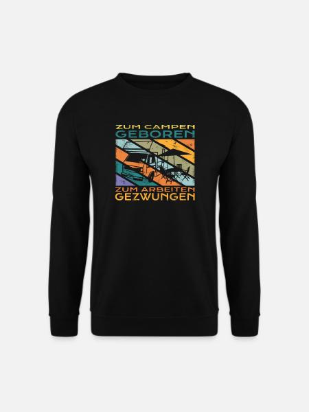 Camper Geschenkidee Camping - Unisex Pullover - Schwarz