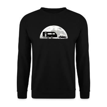 Camper Gift Idea Camping - Sweat-shirt Unisexe - noir - Devant - Alina (178cm) & Michal (187cm)