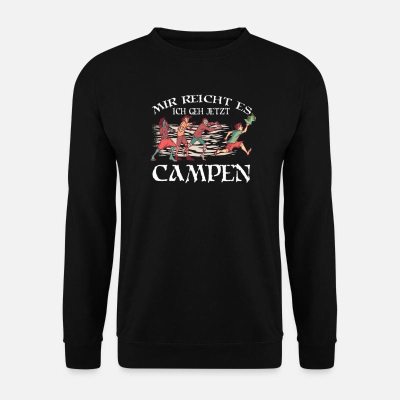 Camper Geschenkidee Camping - Unisex Pullover - Schwarz