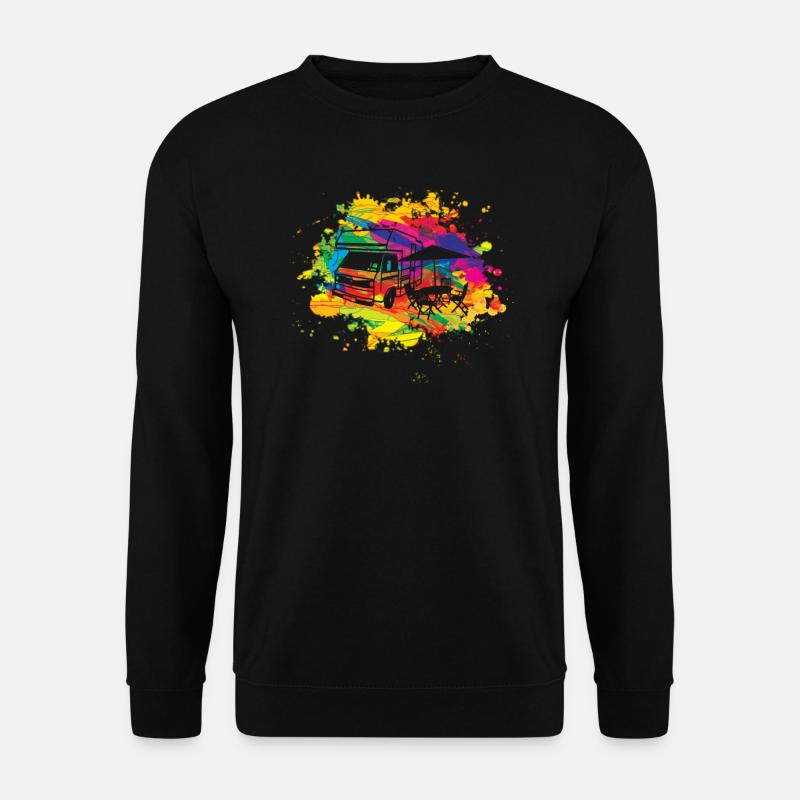 Camper Gift Idea Camping - Unisex Sweatshirt - black